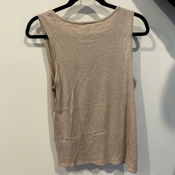 Zara cream colored tank top- super soft - Picture 4 of 4